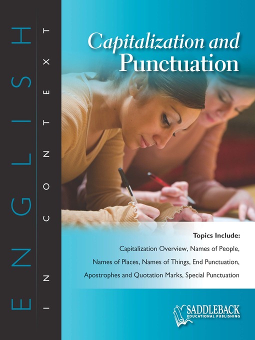 Title details for Capitalization and Punctuation by Saddleback Educational Publishing - Available